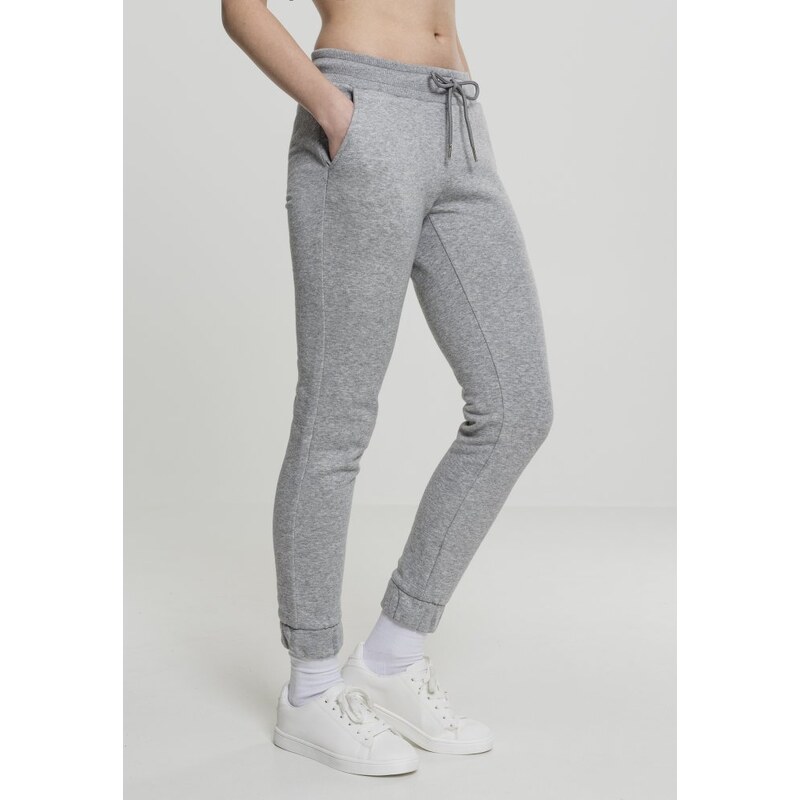 Šedé dámské tepláky Urban Classics Ladies Sweatpants