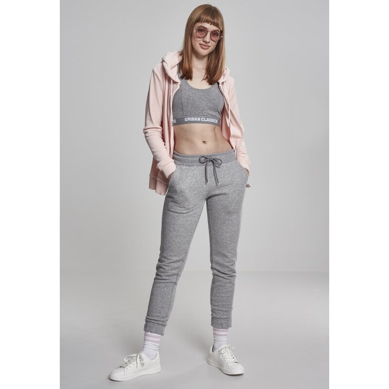 Dámské tepláky Urban Classics Ladies Sweatpants - šedé