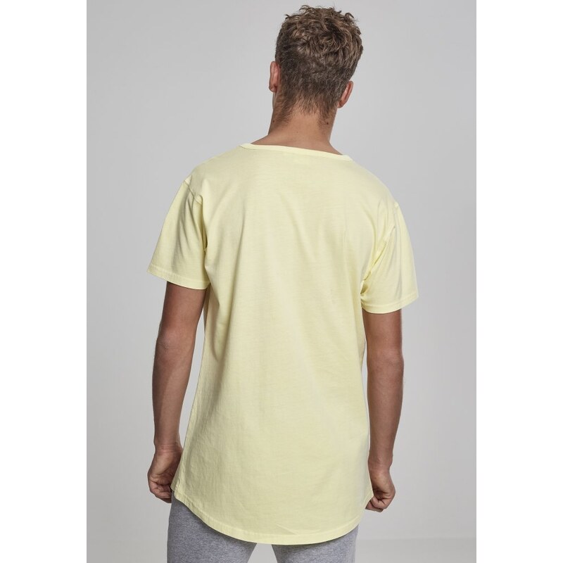 Tričko Urban Classics Garment Longshape Tee - powder yellow