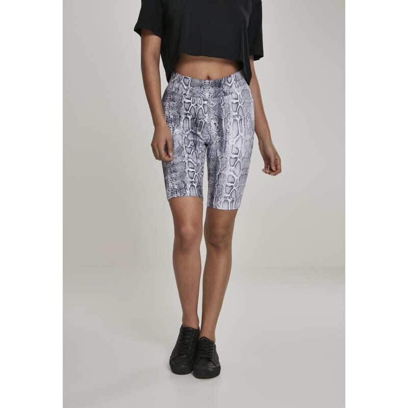 URBAN CLASSICS Ladies Cycle Pattern Shorts - snake