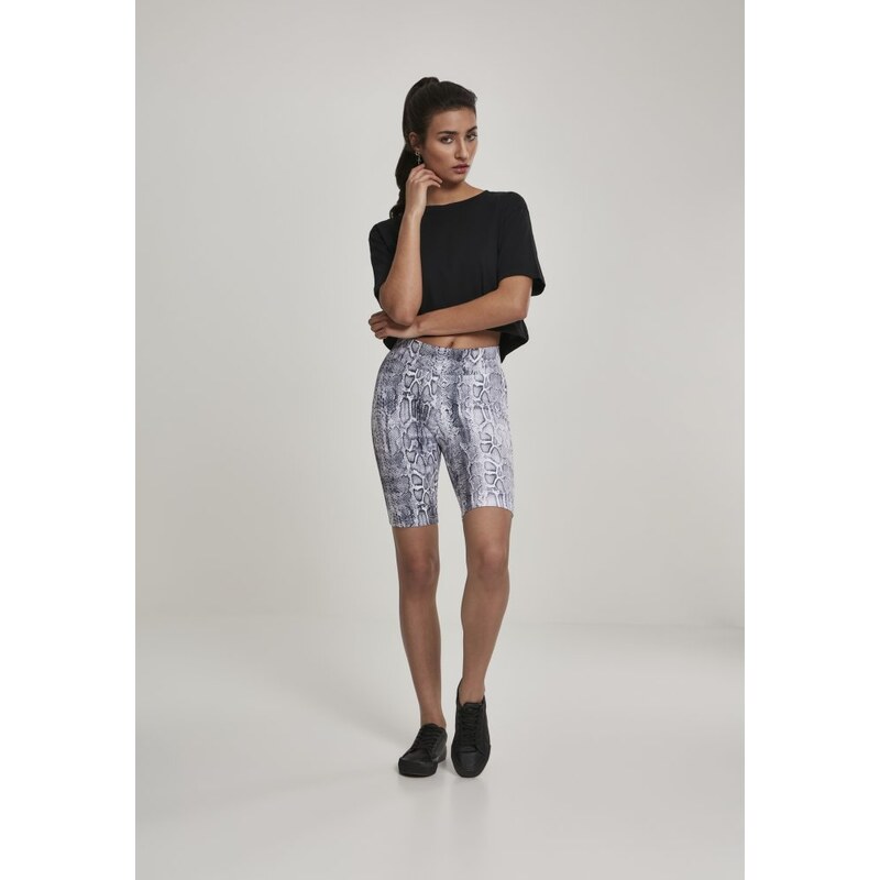 URBAN CLASSICS Ladies Cycle Pattern Shorts - snake