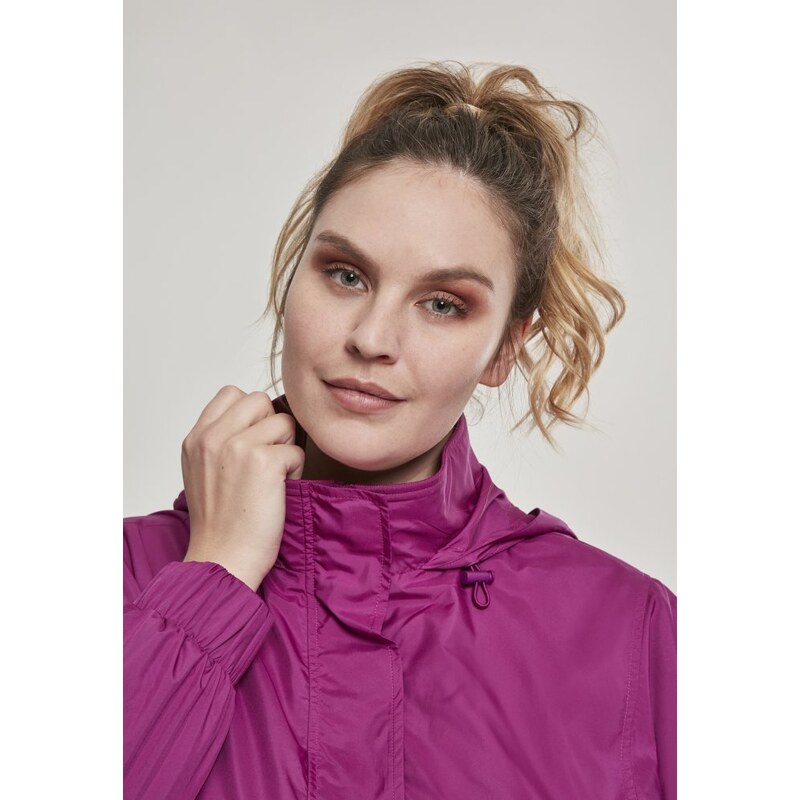 Bunda Urban Classics Ladies Panel Pull Over Jacket - viola