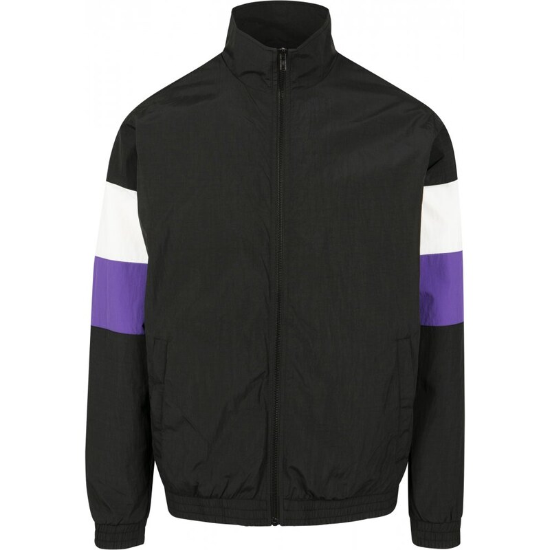 Bunda Urban Classics Light 3-Tone Pull Over Jacket - black/ultraviolet/white