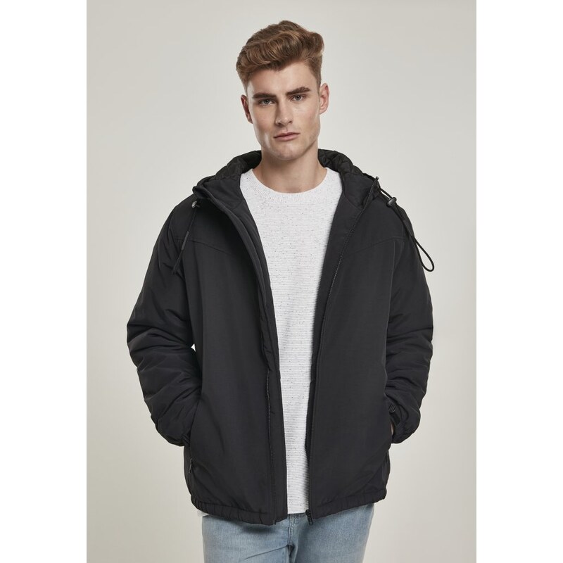 Bunda Urban Classics Hooded Easy Jacket - black