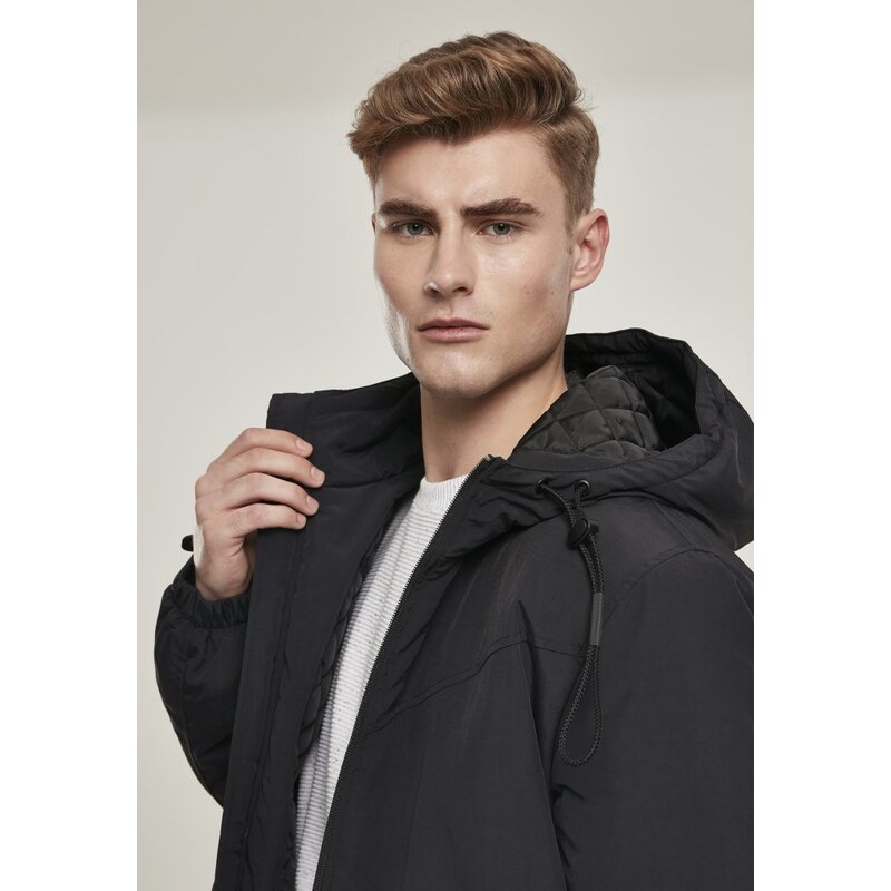 Bunda Urban Classics Hooded Easy Jacket - black