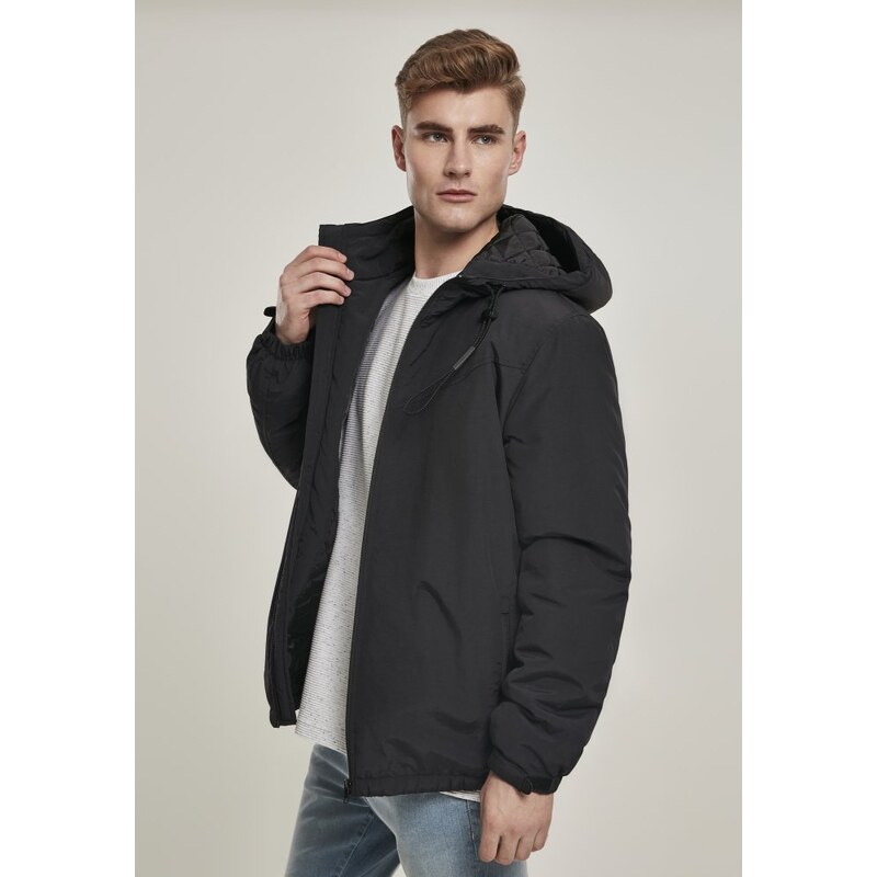 Bunda Urban Classics Hooded Easy Jacket - black