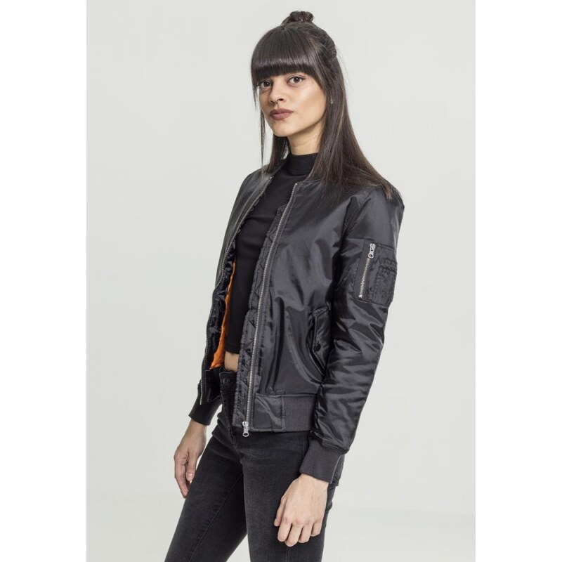 Černá dámská bomber bunda Urban Classics