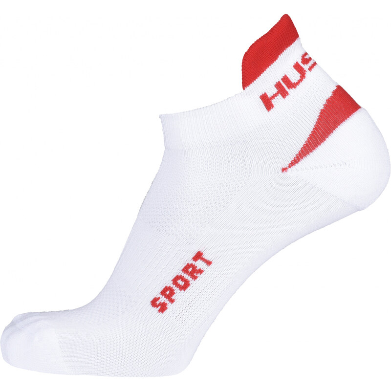 Ponožky HUSKY Sport bílá/červená