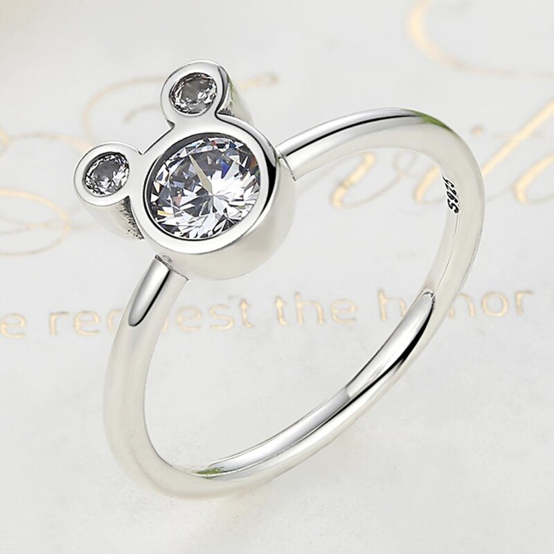 OLIVIE Stříbrný prsten MOUSE 3241