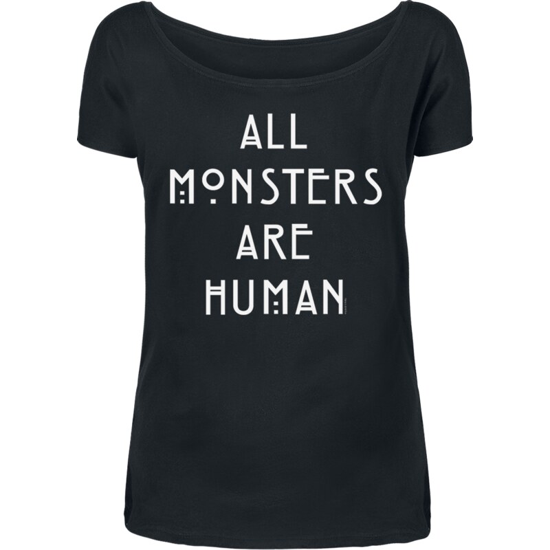 American Horror Story - All Monsters Are Human - Tričko - černá - GLAMI.cz