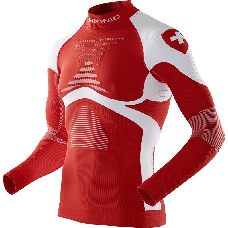 Pánské triko X-Bionic PATRIOT ACC EVO UW SHIRT LG LS TURTLE NECK, swiss