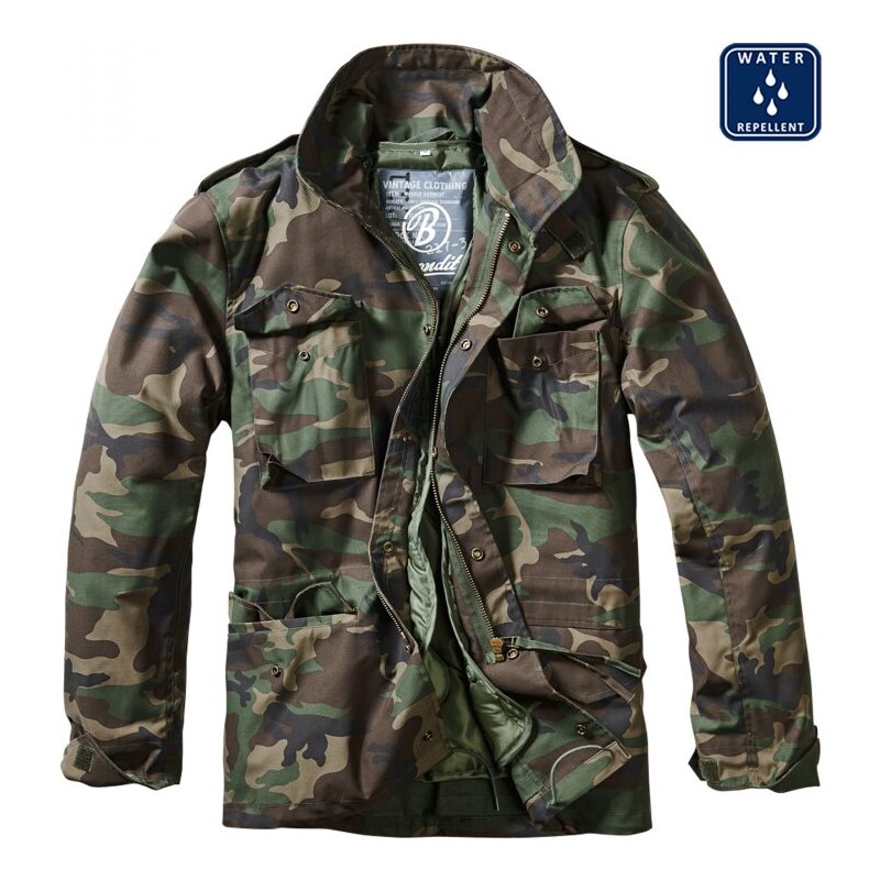 Pánská bunda Brandit M-65 Field Jacket - olivově maskáčová