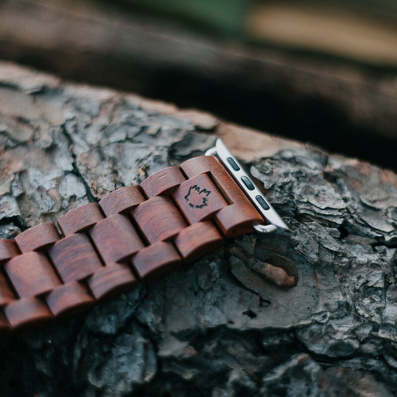 TimeWood Dřevěný řemínek Apple Watch Band R