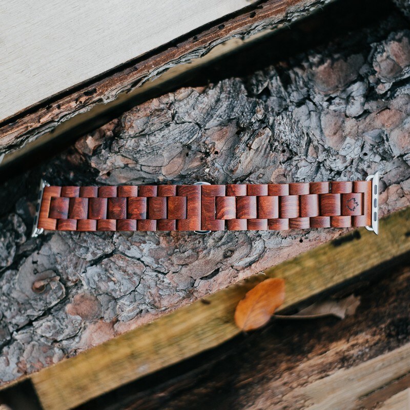 TimeWood Dřevěný řemínek Apple Watch Band R