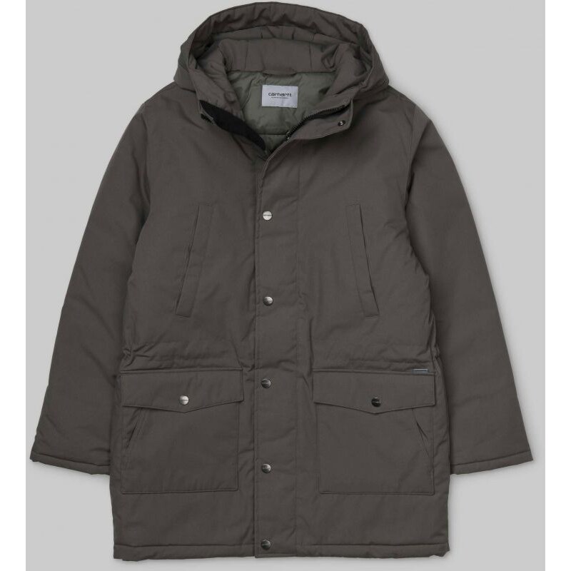 BUNDA CARHARTT WIP Tropper Parka - šedá -