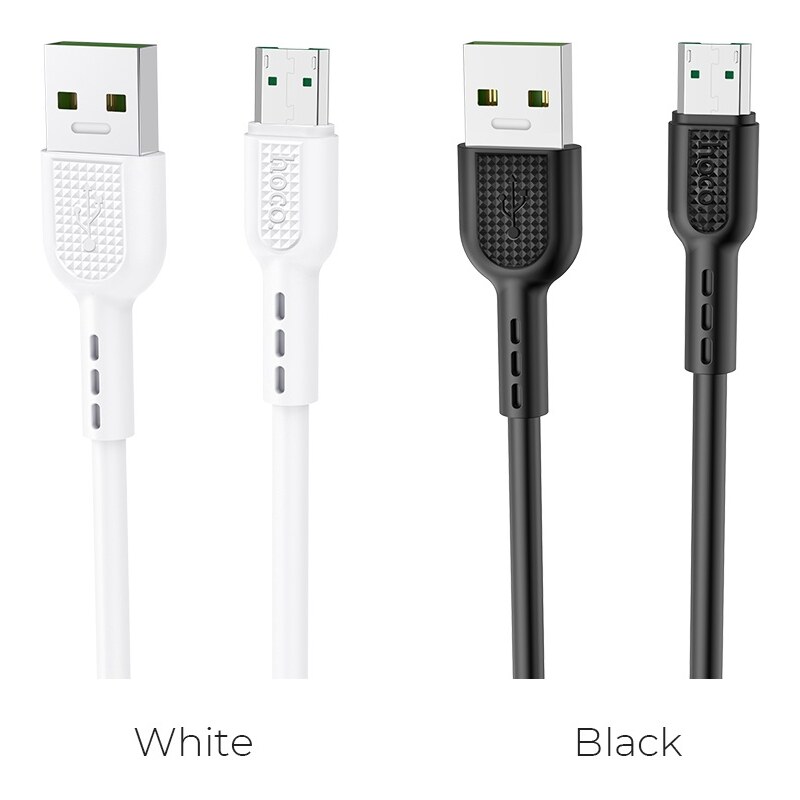 Bílý datový kabel HOCO X33 Micro USB 4A Surge