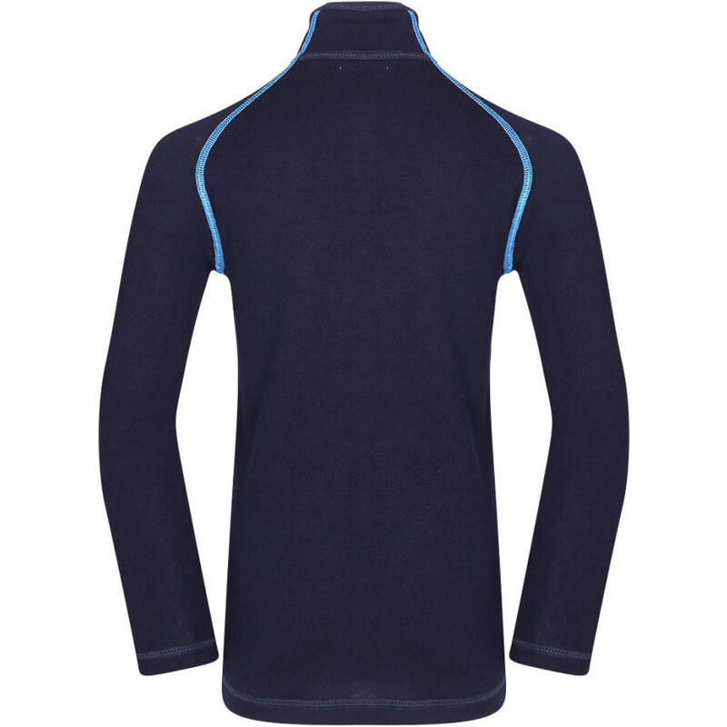 Alpine Pro Geneto Dětské spodní triko s dlouhým rukávem - merino KUNP017 mood indigo M