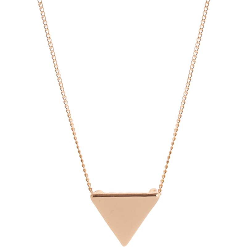 ASOS Triangle Long Pendant Necklace - Gold