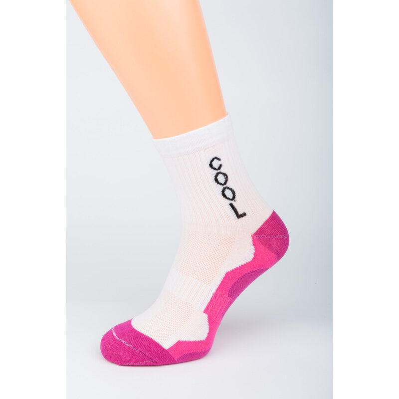 Gapo Dámské sportovní ponožky COOL BÍLÁ