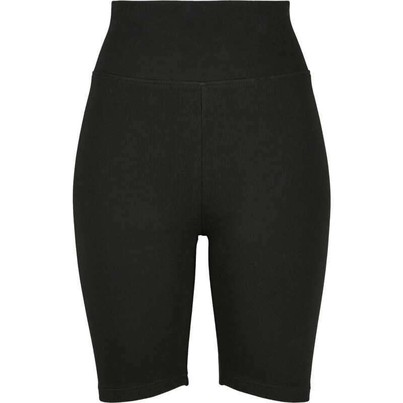 URBAN CLASSICS Urban Glassics Ladies High Waist Cycle Shorts 2-Pack - black/white