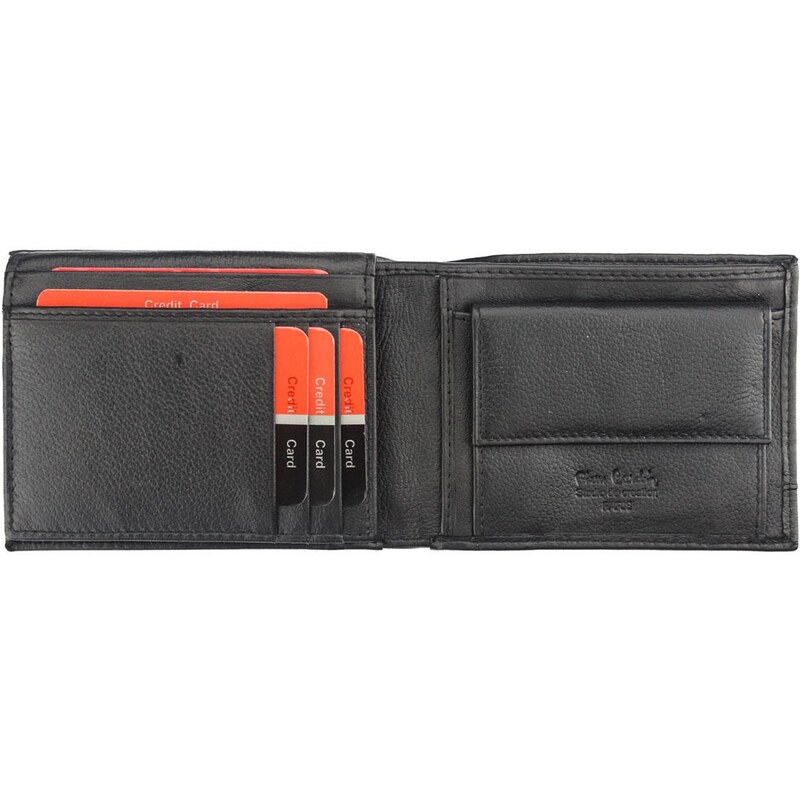 Pánská kožená peněženka PIerre Cardin TILAK34 8806 černá / modrá