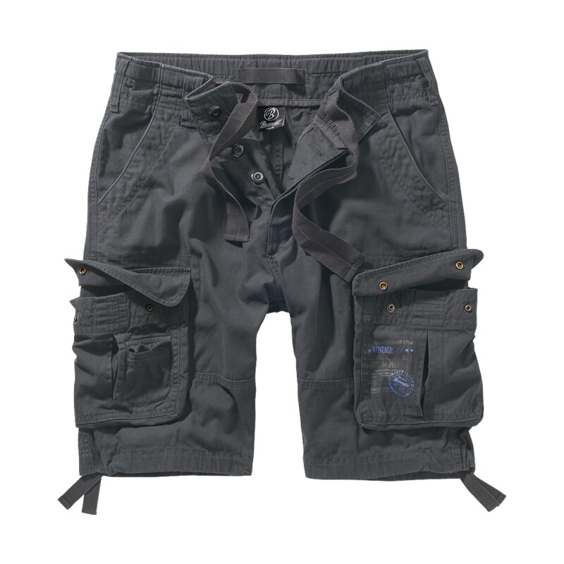 Brandit Kalhoty krátké Pure Vintage Shorts antracitové S