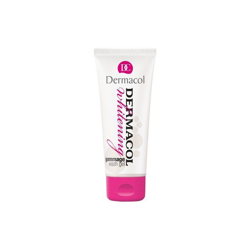 Dermacol Whitening Gommage Wash Gel 100 ml mycí gel s mikroperličkami proti pigmentovým skvrnám pro ženy