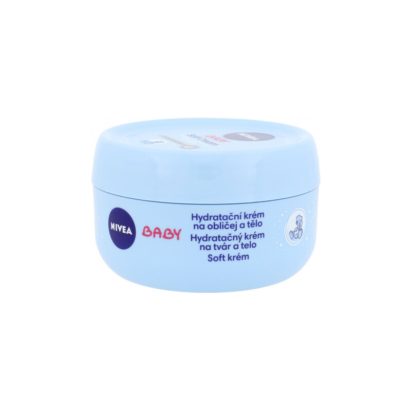 Nivea Baby Soft Cream 200 ml hydratační krém na obličej a tělo pro děti