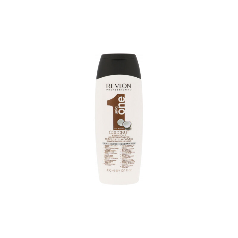 Revlon Professional Uniq One Coconut 300 ml posilující šampon pro ochranu a lesk vlasů pro ženy