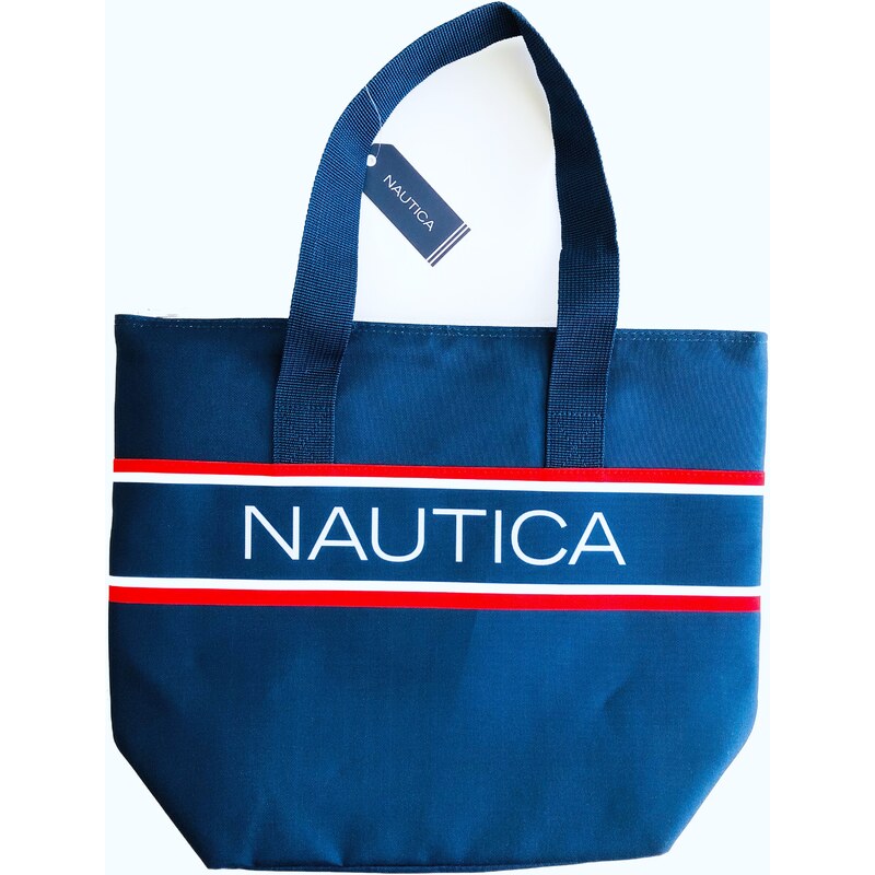 Nautica Nautica Sailor Blue stylová modrá námořnická chladící taška s nápisem - UNI / Tmavě modrá / Nautica