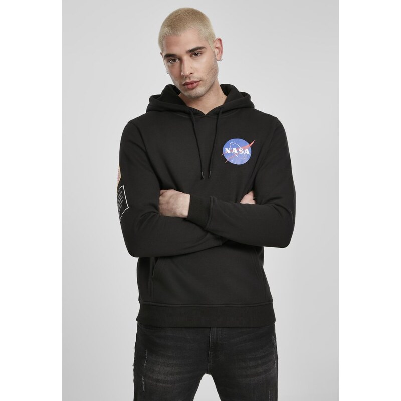 URBAN CLASSICS Mikina NASA Insignia Flag Hoody