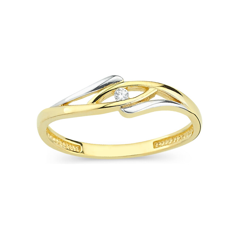 Lillian Vassago Elegantní prsten z kombinovaného zlata LLV66-GR068