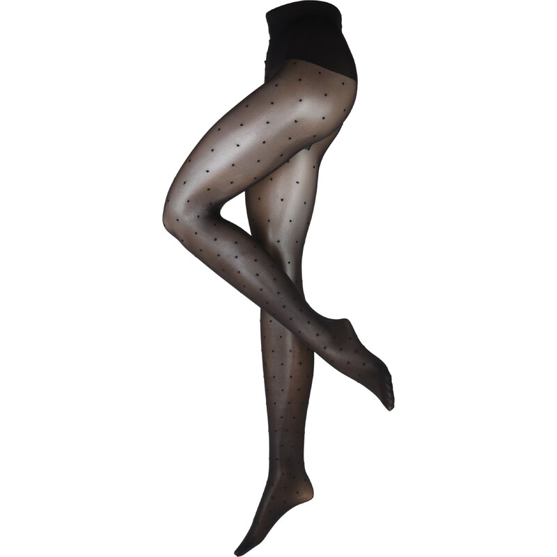 Swedish Stockings Jemné punčocháče Doris Dot černá 104971665