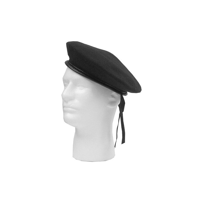 ROTHCO Baret MONTY vlněný ČERNÝ