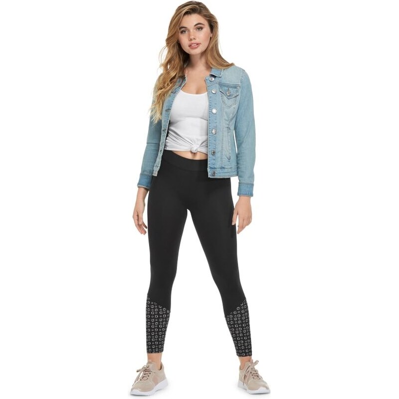 GUESS dámské legíny Yolanda Logo černé M