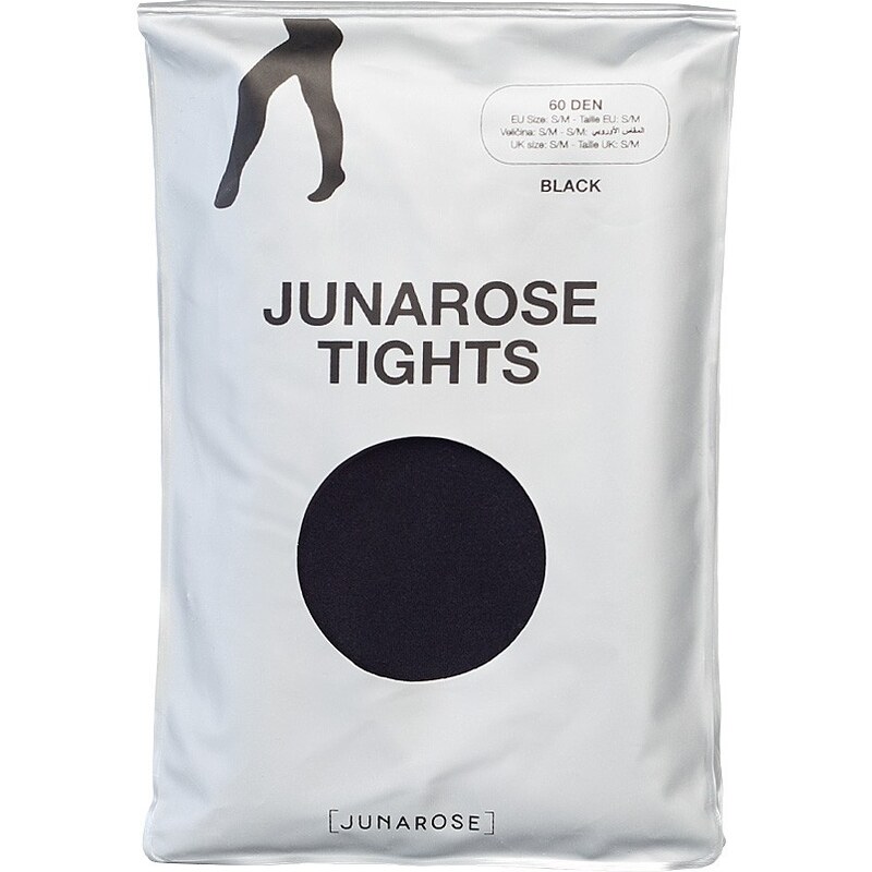Junarose - Punčocháče 60 DEN Size Plus (2 páry)01 - černá, 50-54