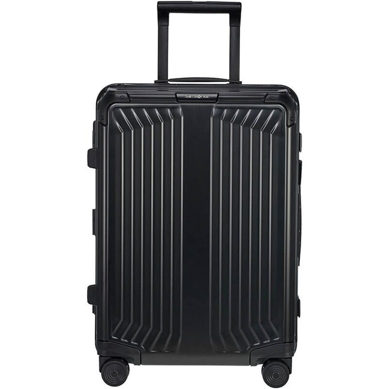 Samsonite Kabinový hliníkový cestovní kufr Lite-Box Alu S 40 l černá