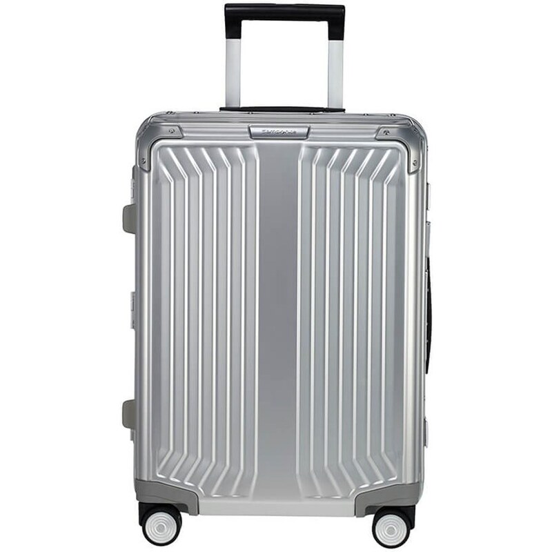 Samsonite Kabinový hliníkový cestovní kufr Lite-Box Alu S 40 l černá