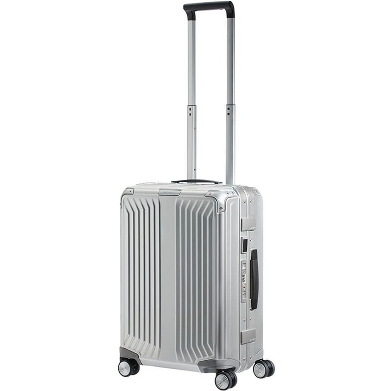 Samsonite Kabinový hliníkový cestovní kufr Lite-Box Alu S 40 l černá