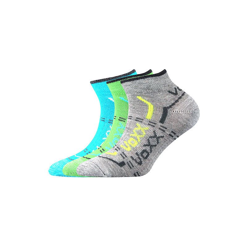 REXÍK 01 dětské Sportovní kotníkové ponožky VoXX 85520065