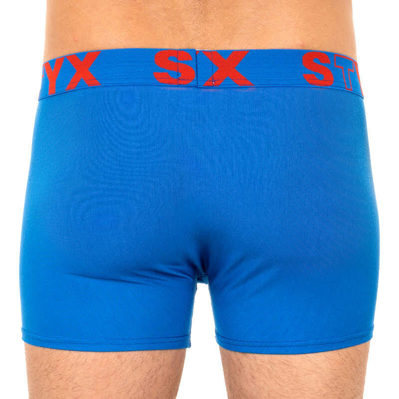 Pánské boxerky Styx sportovní guma nadrozměr modré (R967) 5