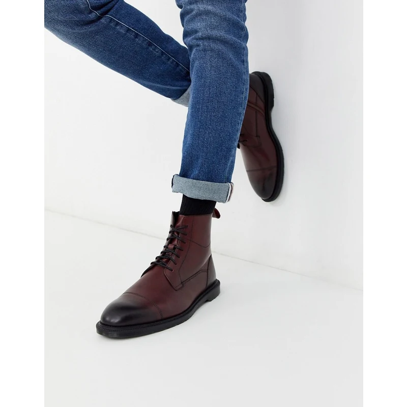 Dr Martens Winchester Temperley Boots In Cherry Red - GLAMI.cz