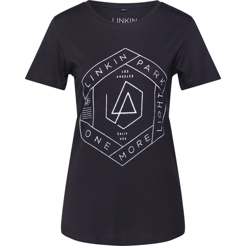 Merchcode Tričko Linkin Park černá / bílá