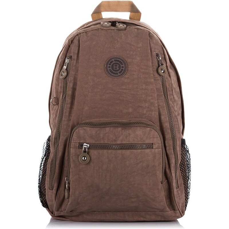 Lehký sportovní batoh Kabelky od Hraběnky unisex; hnědá