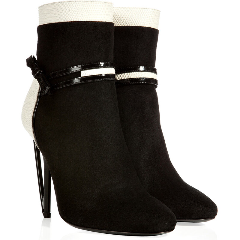 Fendi Suede/Leather Ankle Boots