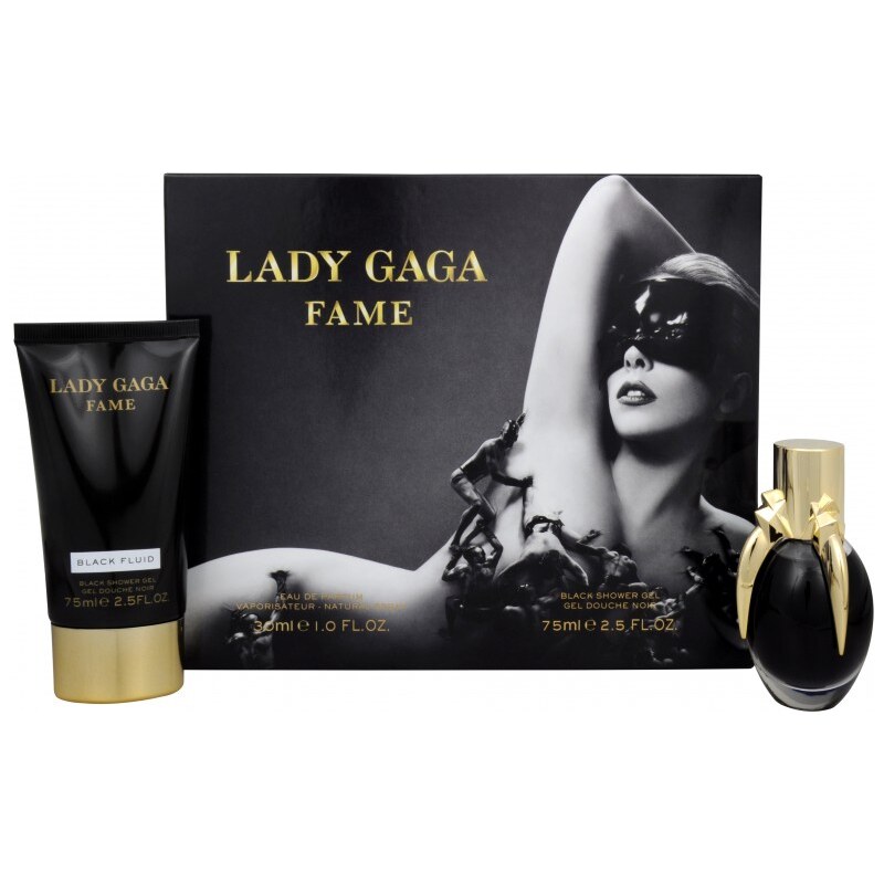 Lady Gaga Fame - parfémová voda s rozprašovačem 30 ml + sprchový gel 75 ml