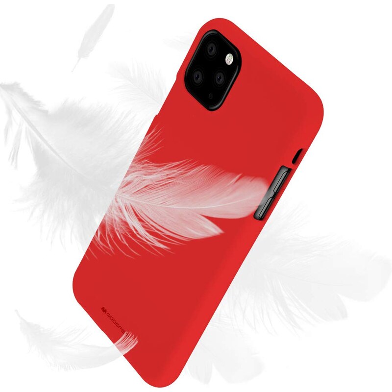 Ochranný kryt pro iPhone 11 Pro MAX - Mercury, Soft Feeling Red
