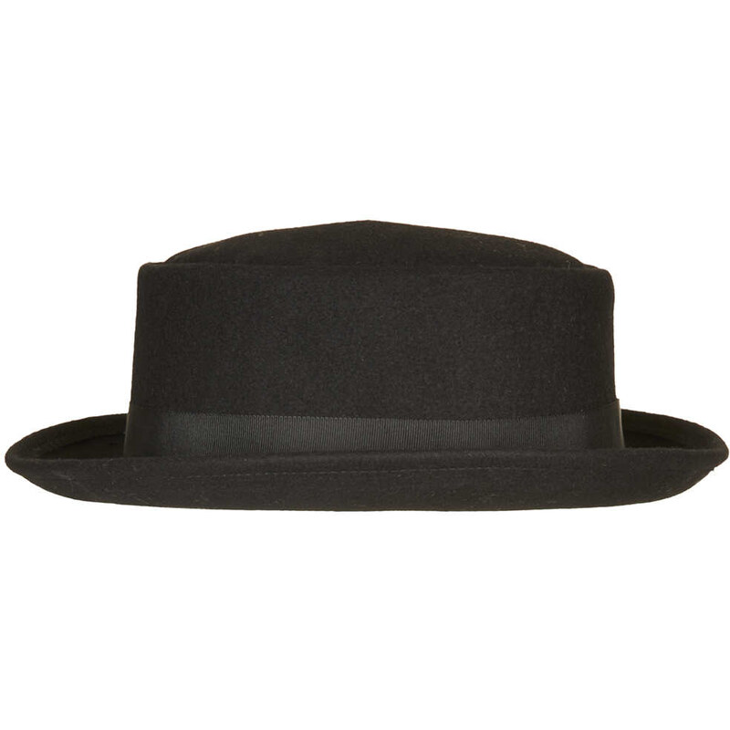 Topshop Rolled Edge Flat Top Hat