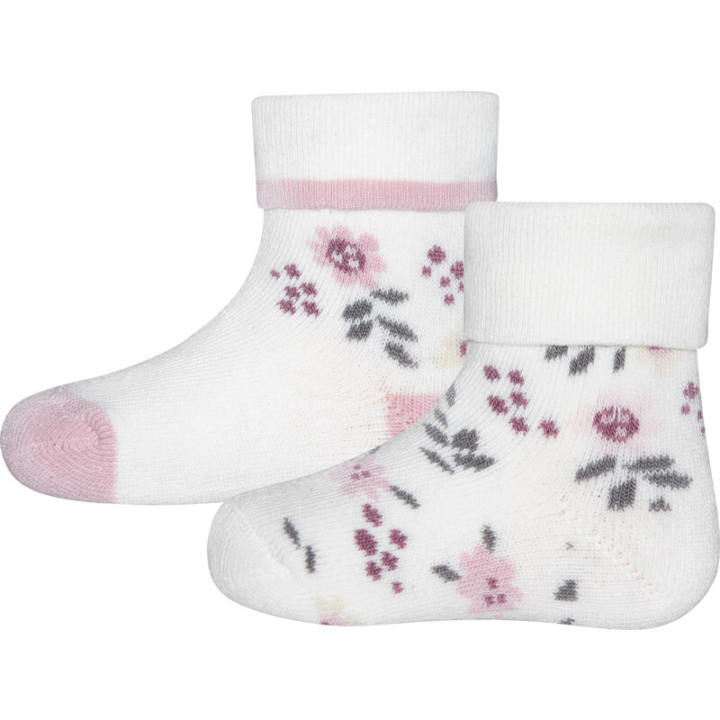 Ewers Dětské termo ponožky Květinky (2 páry)