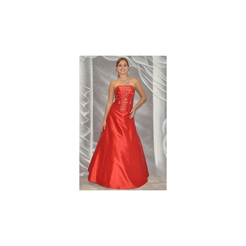 Roses Collection Šaty na maturitní ples VIVI, červené